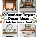 10 Farmhouse Fireplace Decor Ideas