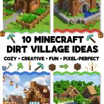 10 Minecraft Dirt Village Ideas