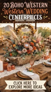 20 Boho Western Wedding Centerpieces